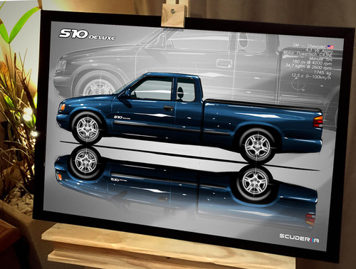 QUADRO DECORATIVO CHEVROLET S10 DeLuxe 4.3 V6 CE - SIDE STREET