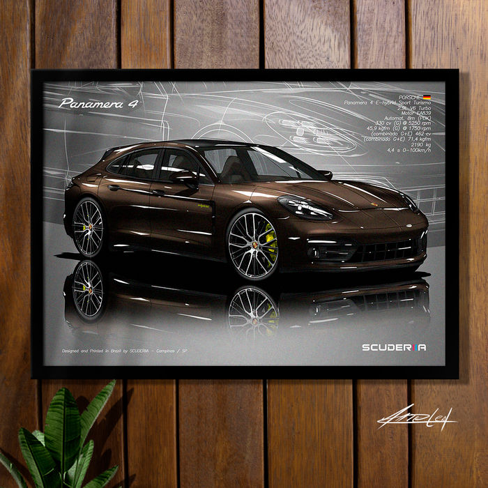 Miniatura: QUADRO DECORATIVO PORSCHE PANAMERA 4 SPORT TURISMO 2.9 V6 (971) - PERSPECTIVE