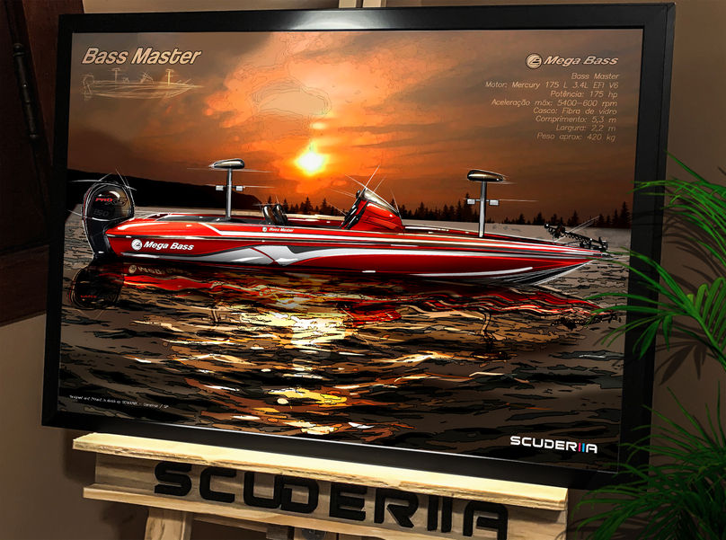 Miniatura: LANCHA MEGA BASS MASTER 175 hp - SIDE BOAT SUNSET