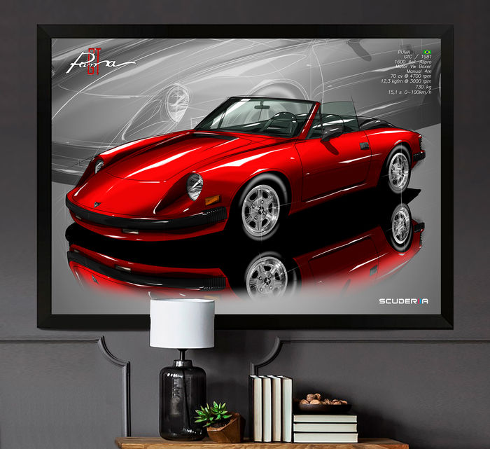 Miniatura: QUADRO DECORATIVO PUMA GTC - PERSPECTIVE