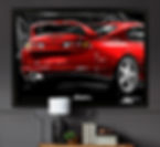 QUADRO DECORATIVO TOYOTA SUPRA 3.0 BITURBO 324cv 2JZ (MK4) -PERSPECT ART