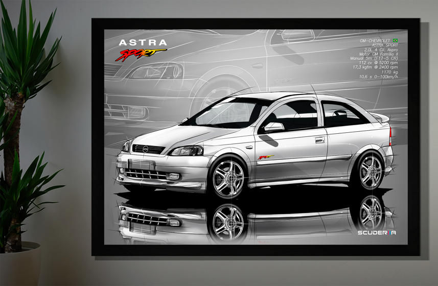 Thumbnail: QUADRO DECORATIVO ASTRA SPORT 2.0 MPFI 2P - PERSPECTIVE