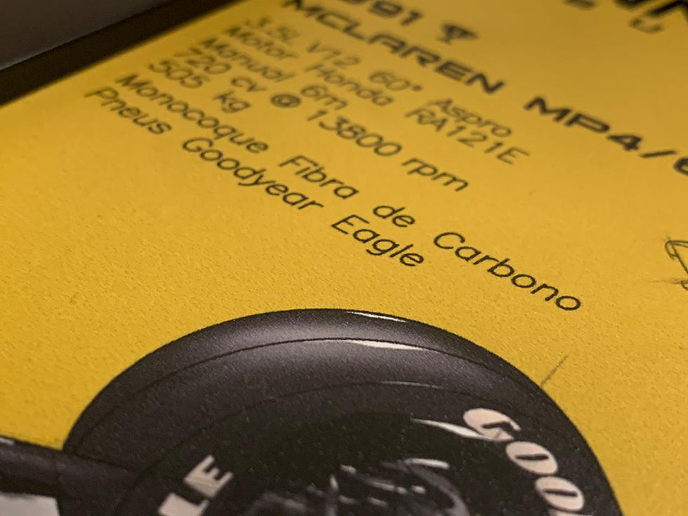 Miniatura: QUADRO DECORATIVO MCLAREN MP4/6 + WILLIAMS FW16 - FÓRMULA 1 - VERTICAL