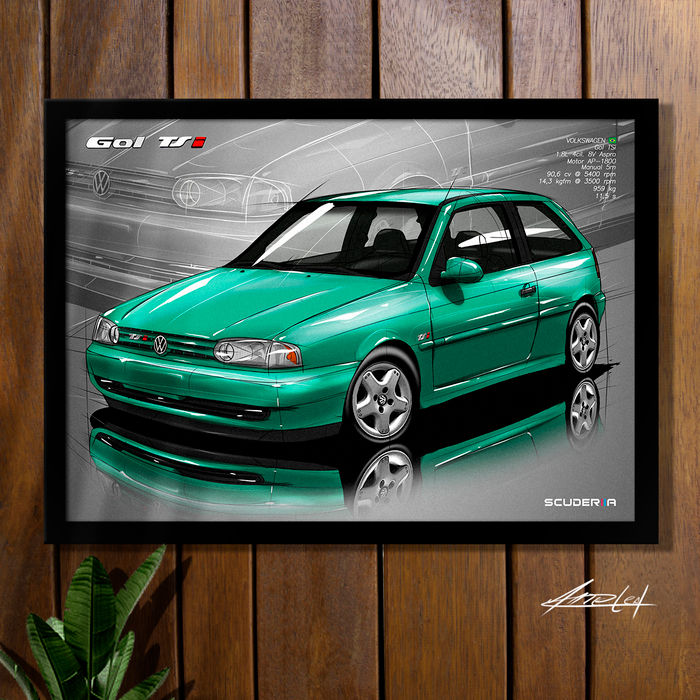QUADRO DECORATIVO VOLKSWAGEN GOL TSi 1.8 8v AP (G2) - PERSPECTIVE