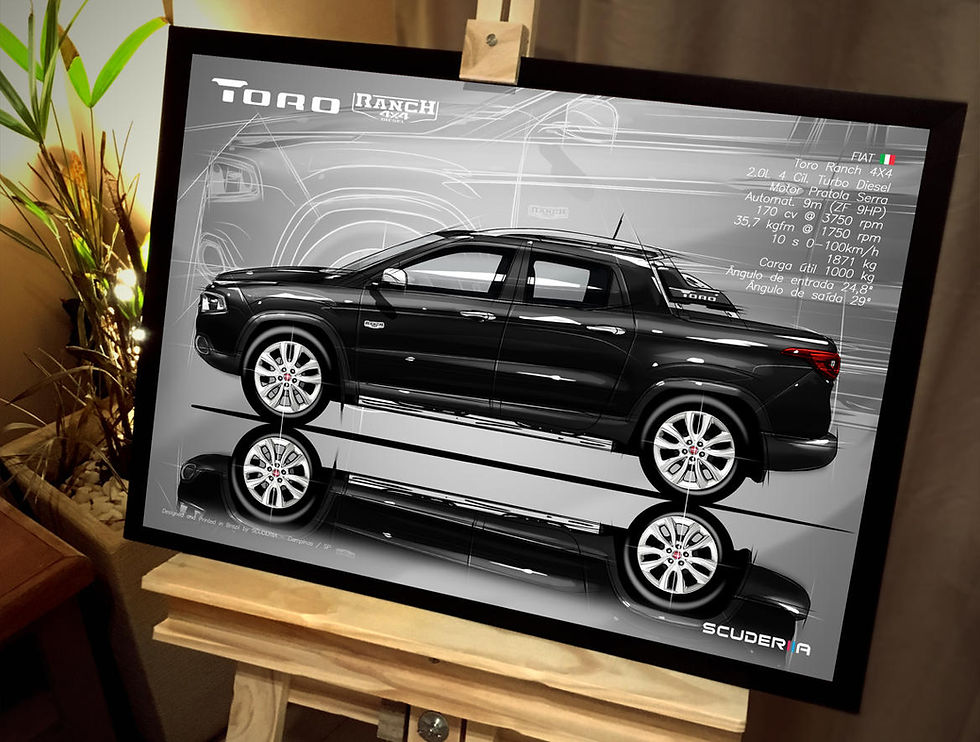 Thumbnail: QUADRO DECORATIVO FIAT TORO RANCH 2.0 TURBO DIESEL 4X4 - SIDE STREET