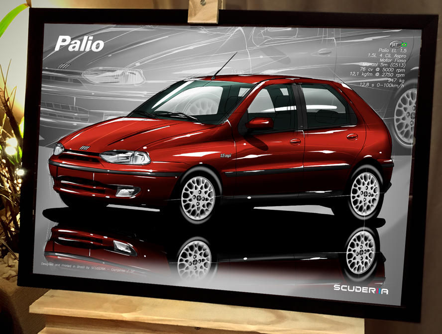 Thumbnail: QUADRO DECORATIVO FIAT PALIO 1.5 MPI 4P - 96/00 - PERSPECTIVE