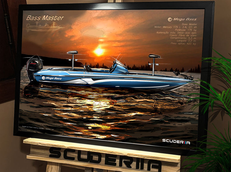 Miniatura: LANCHA MEGA BASS MASTER 175 hp - SIDE BOAT SUNSET