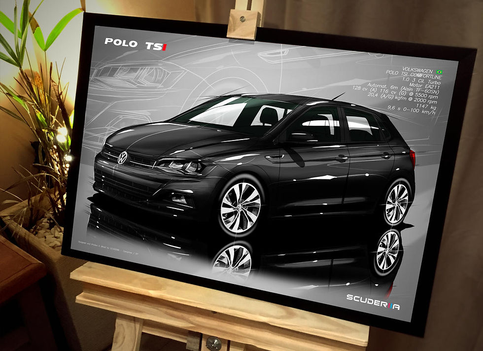 Thumbnail: QUADRO DECORATIVO POLO COMFORTLINE 1.0 TSi 200 - PERSPECTIVE