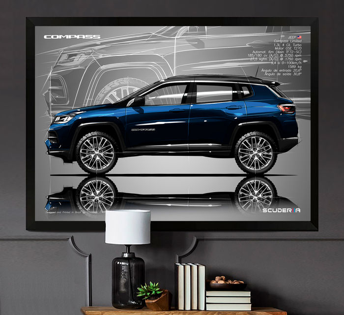 Thumbnail: QUADRO DECORATIVO JEEP COMPASS LIMITED 1.3 TURBO T270 - SIDE STREET
