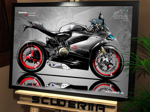 QUADRO DA SUA MOTO NO ESTILO SIDE STREET | scuderiia.com.br