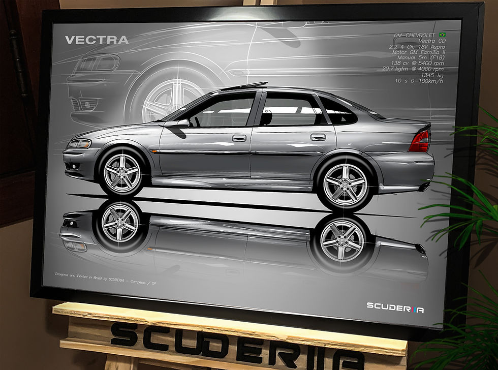 Miniatura: QUADRO DECORATIVO CHEVROLET VECTRA CD 2.2 16V 2001/2005 - SIDE STREET