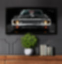 Miniatura: QUADRO DECORATIVO DODGE CHARGER TORETTO - FAST FURIOUS - FRENTE - WIDE vin diesel, dominic toretto, i got family