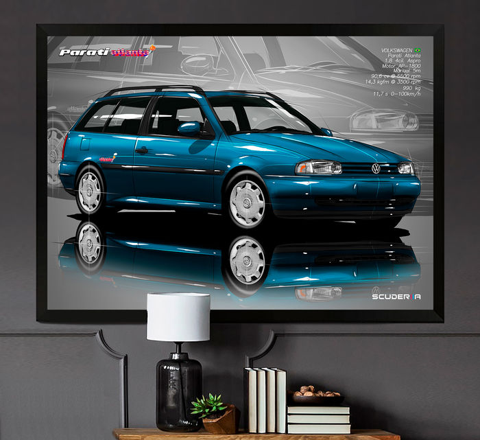Miniatura: QUADRO DECORATIVO VOLKSWAGEN PARATI ATLANTA 1.8 8v AP (G2) - PERSPECTIVE