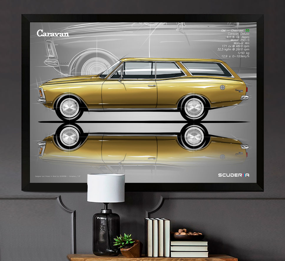 Miniatura: QUADRO DECORATIVO CHEVROLET CARAVAN DELUXO 4.1 75/77 - SIDE STREET