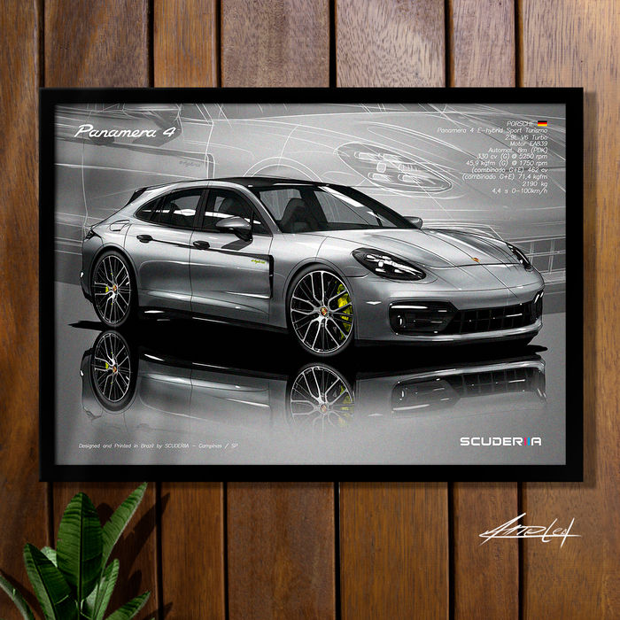 Miniatura: QUADRO DECORATIVO PORSCHE PANAMERA 4 SPORT TURISMO 2.9 V6 (971) - PERSPECTIVE