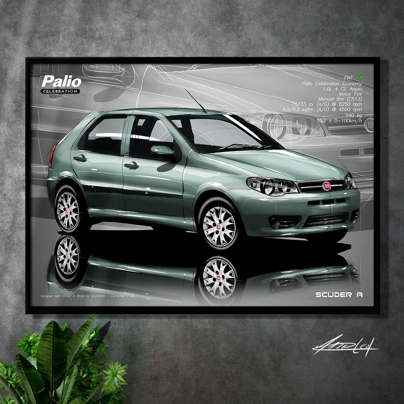 Thumbnail: QUADRO DECORATIVO FIAT PALIO CELEBRATION ECONOMY 1.0 4P - PERSPECTIVE