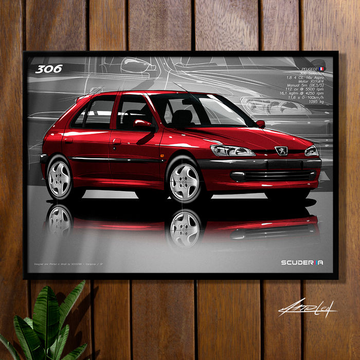 Thumbnail: QUADRO DECORATIVO PEUGEOT 306 SELECTION 1.6 16V - PERSPECTIVE