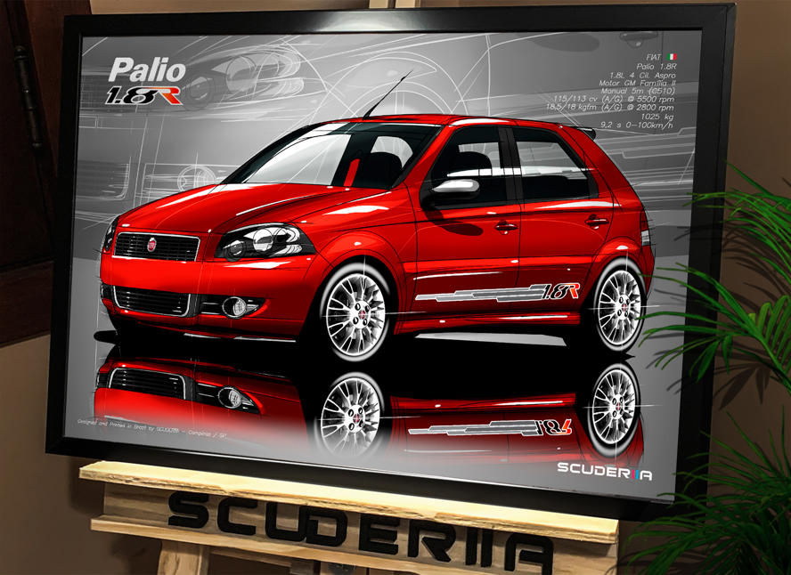 Thumbnail: QUADRO POSTER FIAT PALIO 1.8R 4P -10/12 - PERSPECTIVE
