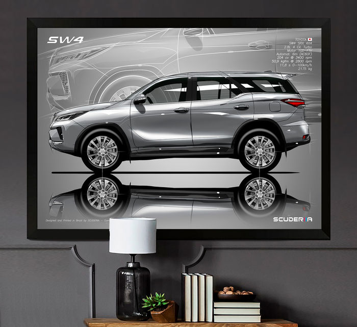 QUADRO DECORATIVO TOYOTA SW4 SRX 2.8 204cv 2020-2023 - SIDE STREET