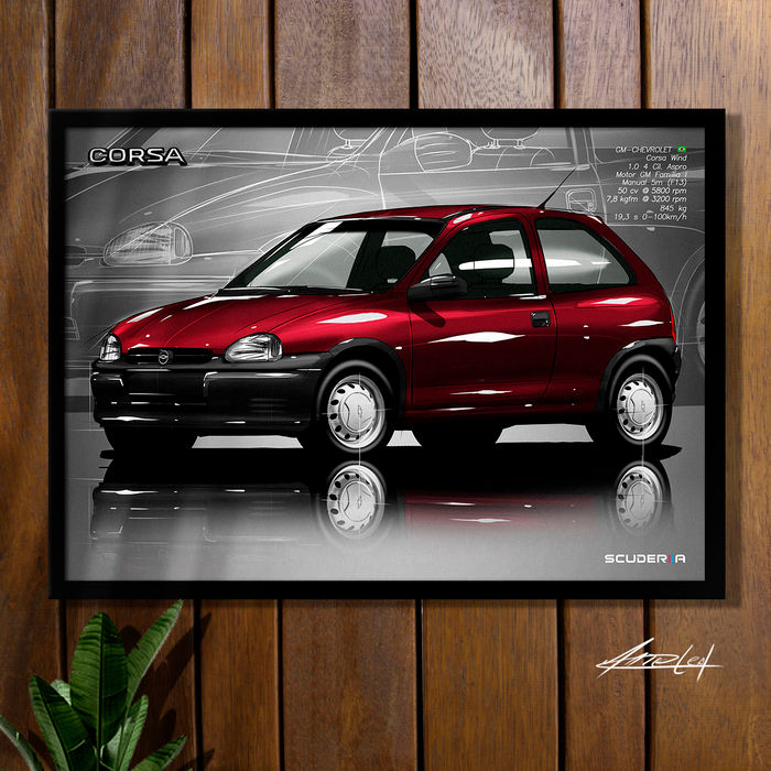 Thumbnail: QUADRO DECORATIVO CHEVROLET CORSA WIND 1.0 2P - PERSPECTIVE