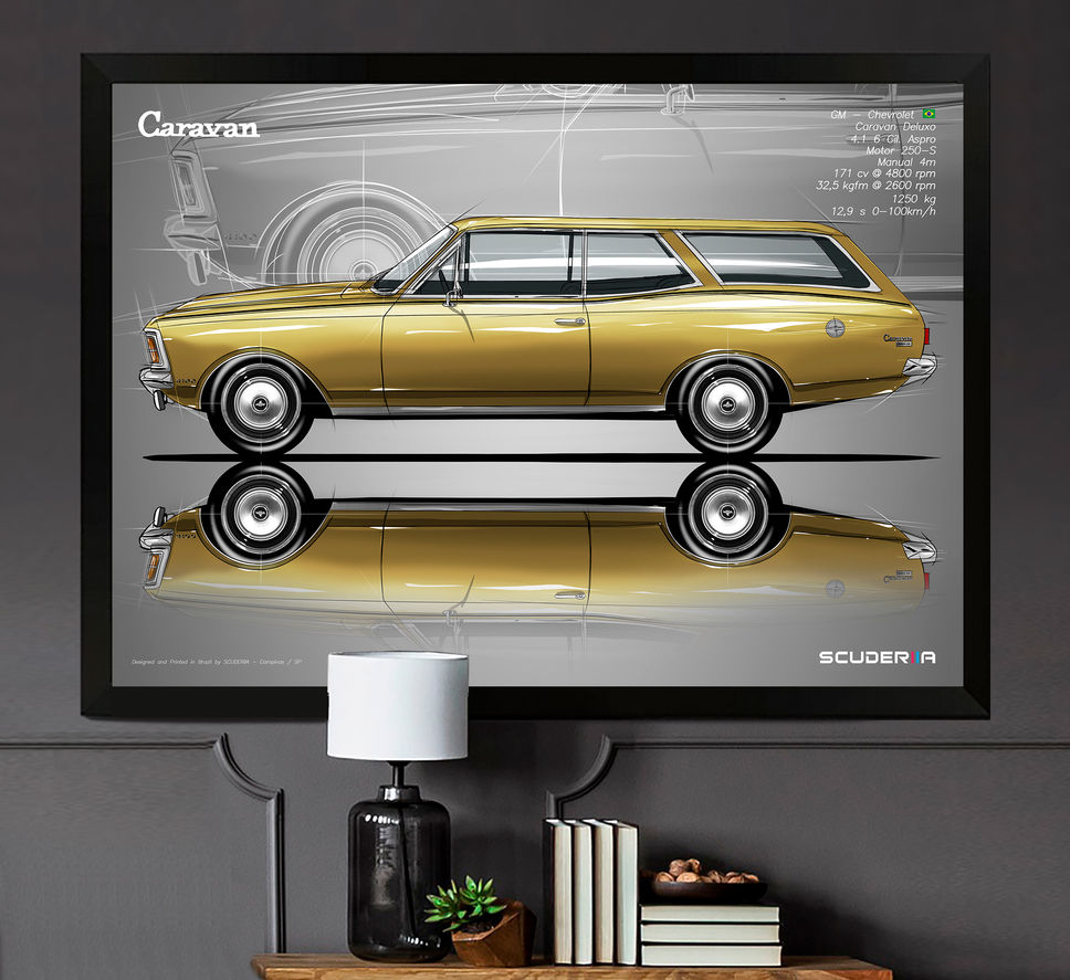 Thumbnail: QUADRO DECORATIVO CHEVROLET CARAVAN DELUXO 4.1 78/79 - SIDE STREET