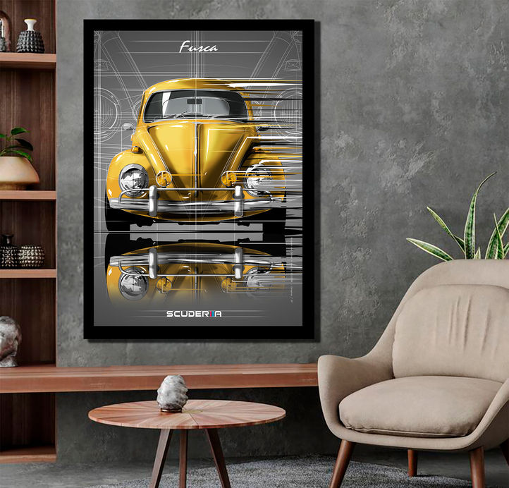 Thumbnail: QUADRO DECORATIVO VOLKSWAGEN FUSCA 1962/1970- TRANSITION