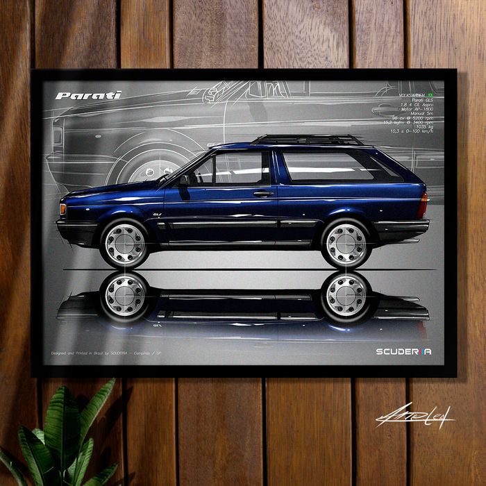 QUADRO DECORATIVO VOLKSWAGEN PARATI GLS 1.8 AP 93-96 - SIDE STREET