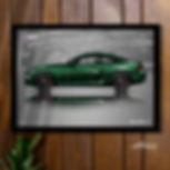 POSTER QUADRO DECORATIVO BMW M2 COUPE 3.0 G87 SCUDERIIA PRESENTE PARA GEARHEAD BIMMER