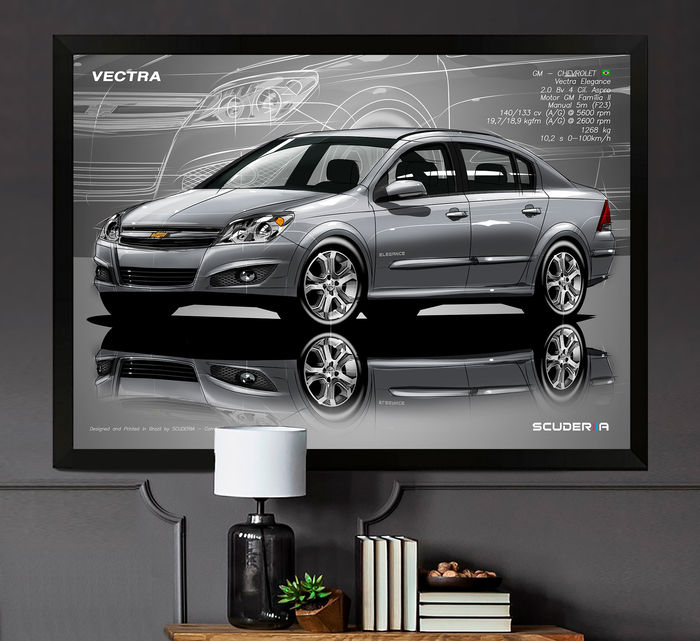 QUADRO DECORATIVO CHEVROLET VECTRA ELEGANCE 2.0 8V 2010/2011 - PERSPECTIVE