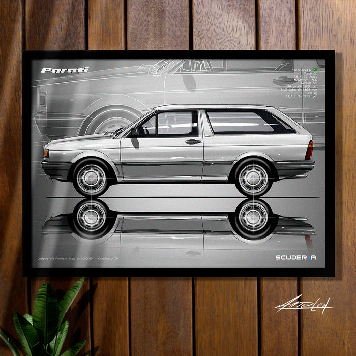 Thumbnail: QUADRO DECORATIVO VOLKSWAGEN PARATI CL 1.8 AP 91-96 - SIDE STREET