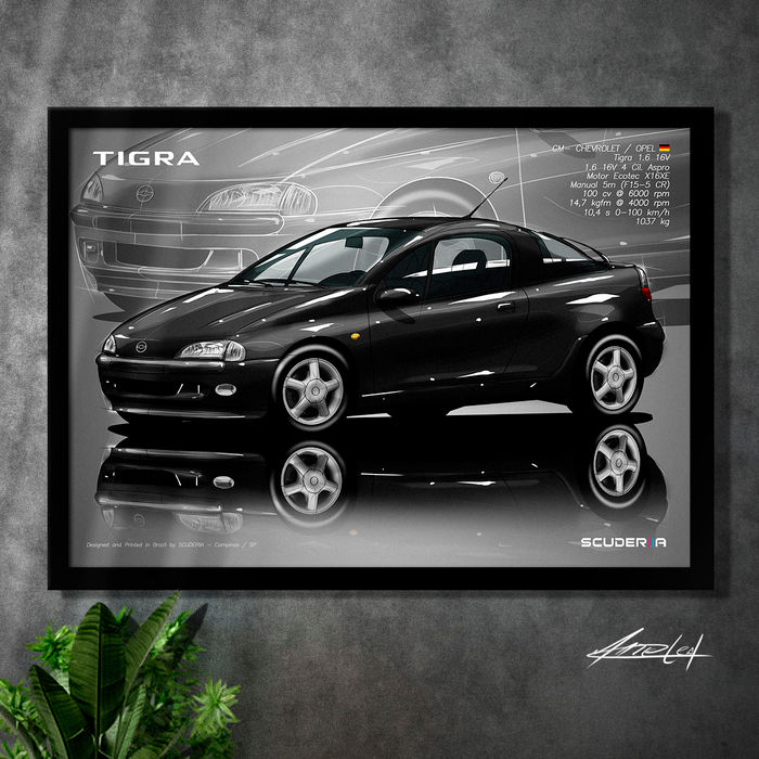 Miniatura: QUADRO DECORATIVO CHEVROLET TIGRA 1.6 16V - PERSPECTIVE