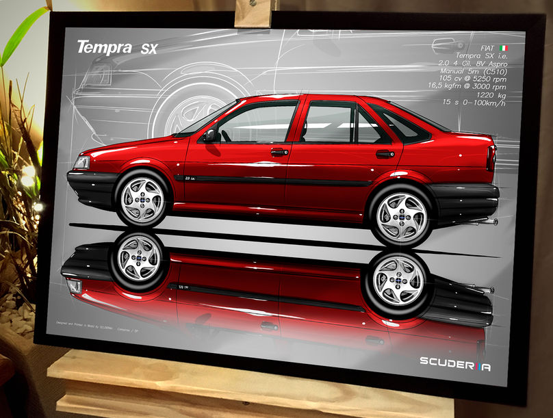 Thumbnail: QUADRO DECORATIVO FIAT TEMPRA 1996-1998 4P SX 2.0 i.e. -SIDE STREET