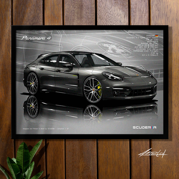 Miniatura: QUADRO DECORATIVO PORSCHE PANAMERA 4 SPORT TURISMO 2.9 V6 (971) - PERSPECTIVE
