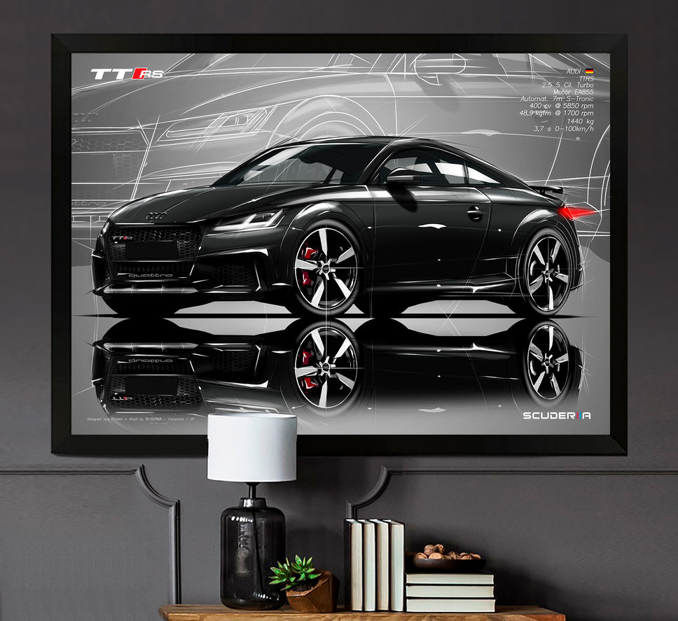 Thumbnail: QUADRO DECORATIVO AUDI TTRS QUATTRO 2.5 TURBO 400cv - PERSPECTIVE
