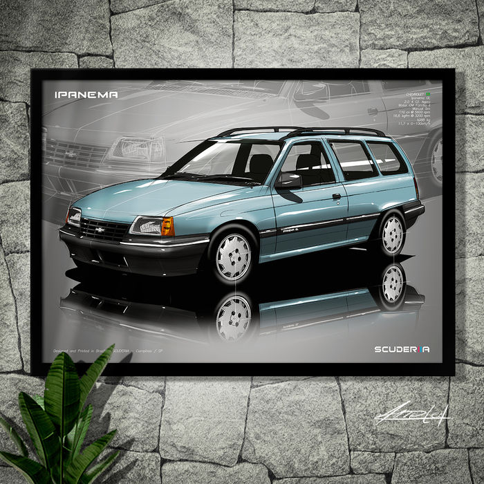 Miniatura: QUADRO DECORATIVO CHEVROLET IPANEMA GL 1.8 2P - PERSPECTIVE