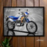 QUADRO DECORATIVO YAMAHA DT 200R - PERSPECTIVE DT200 R MOTO MOTOCICLETA