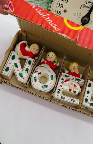 HTF set of NOEL angels in original box