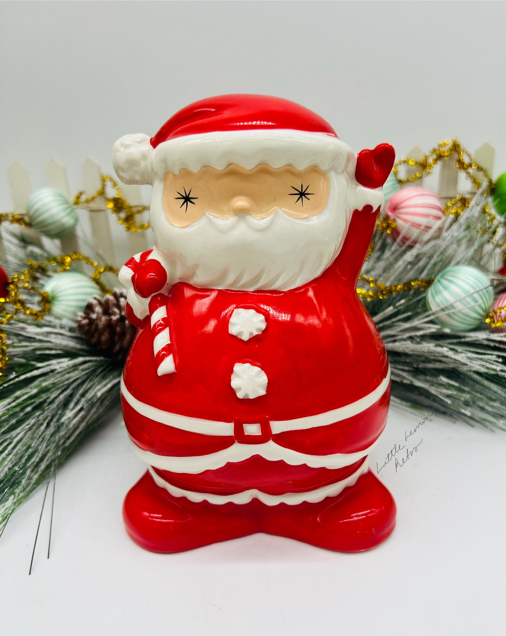 Extremely rare large Starry-Eyed Santa Bank JAPAN
