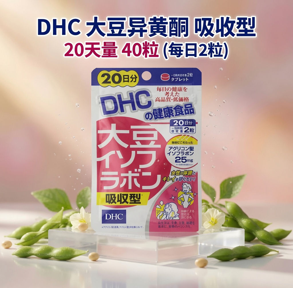【DHC】大豆異黃酮吸收型|女性節奏活力守護