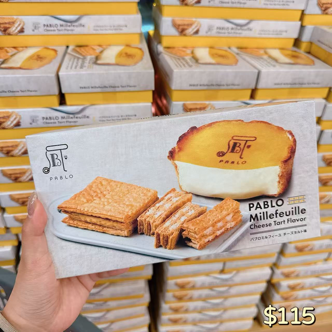 ✨ PABLO 人氣爆款|千層酥皮芝士撻(經典原味)|入口即化・濃郁流心