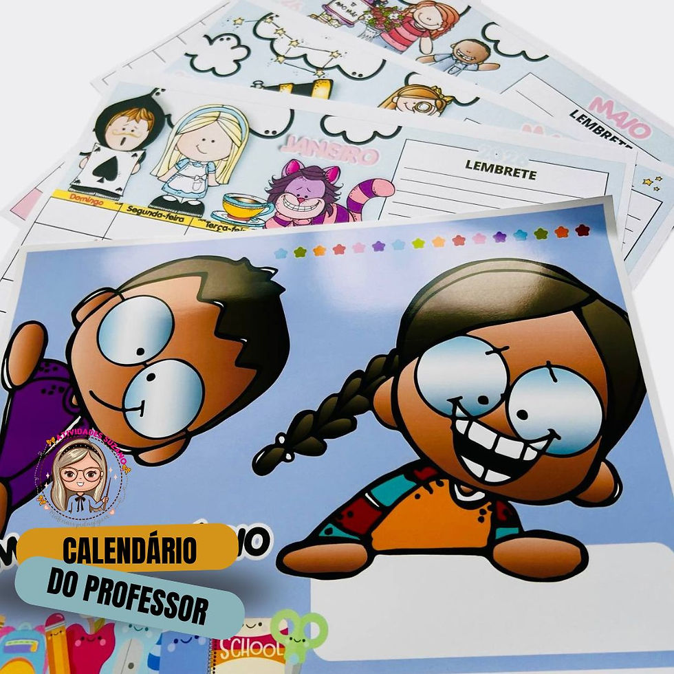 Miniatura: Calendário Colorido do Professor – Ano Letivo Completo