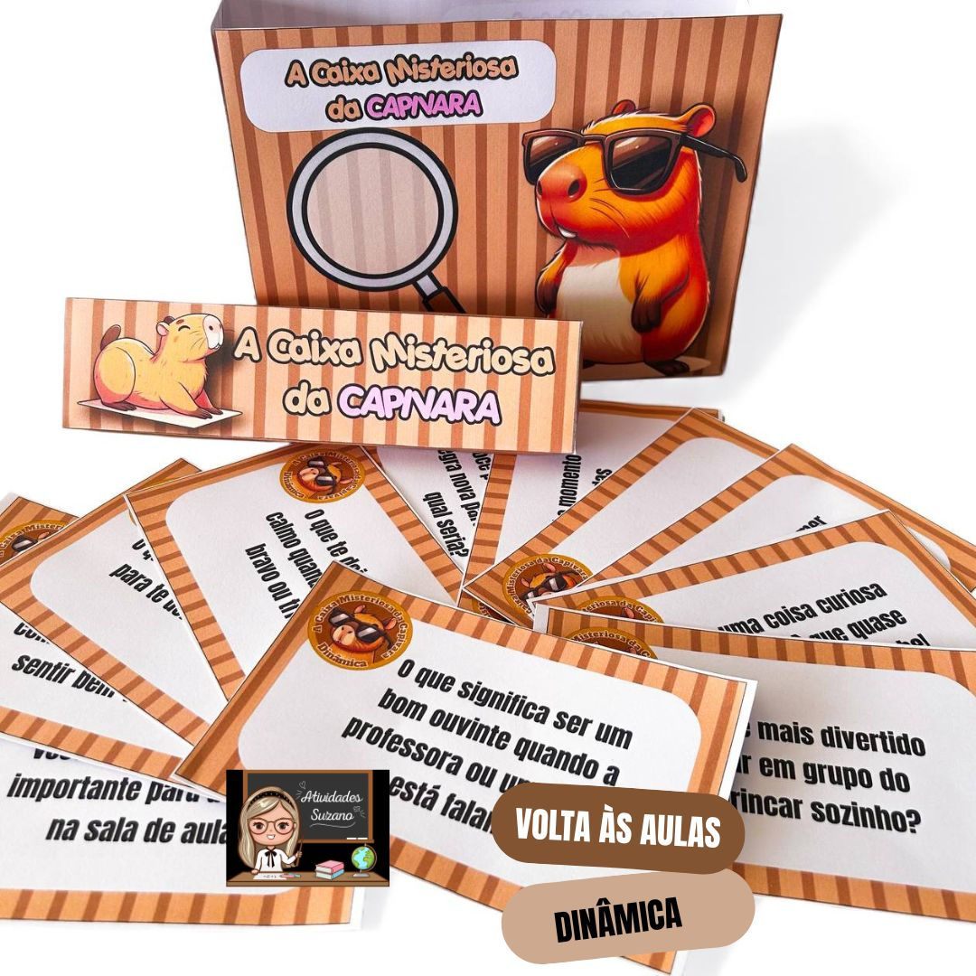 Dinâmica Volta às Aulas: A Caixa Misteriosa da Capivara (Arquivo Digital)