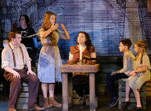 Alec Ewing as David, Addison Rando as Sarah, Tali Beckwith-Cohen as Ruth, Adam Post as Aryeh, Quinn Kenyon as Chaya