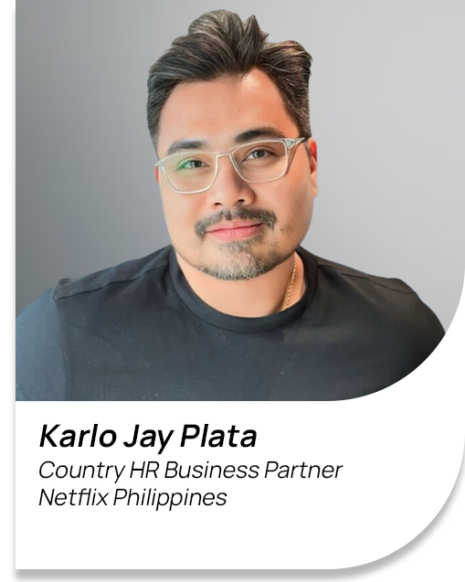 Karlo Jay Plata, Country HR Business Partner Netflix Philippines