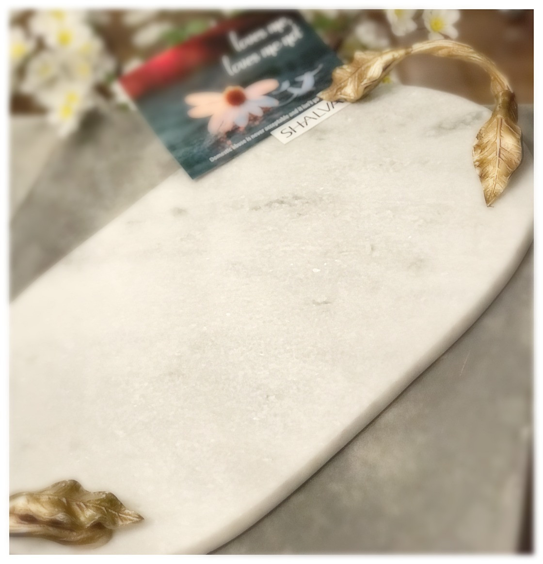 Oval Marble Challah / Cheese Board