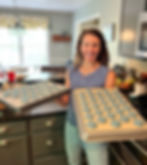 Woman with long brown hair