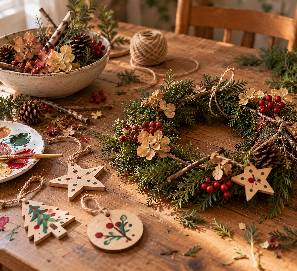 Atelier créatif parent/enfant: déco de noël