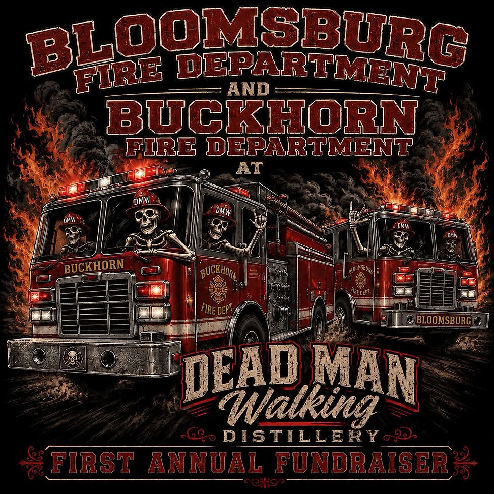 DMWD fundraiser with the bloomsburg and buckhorn fire companies - october 17th/12-10pm
