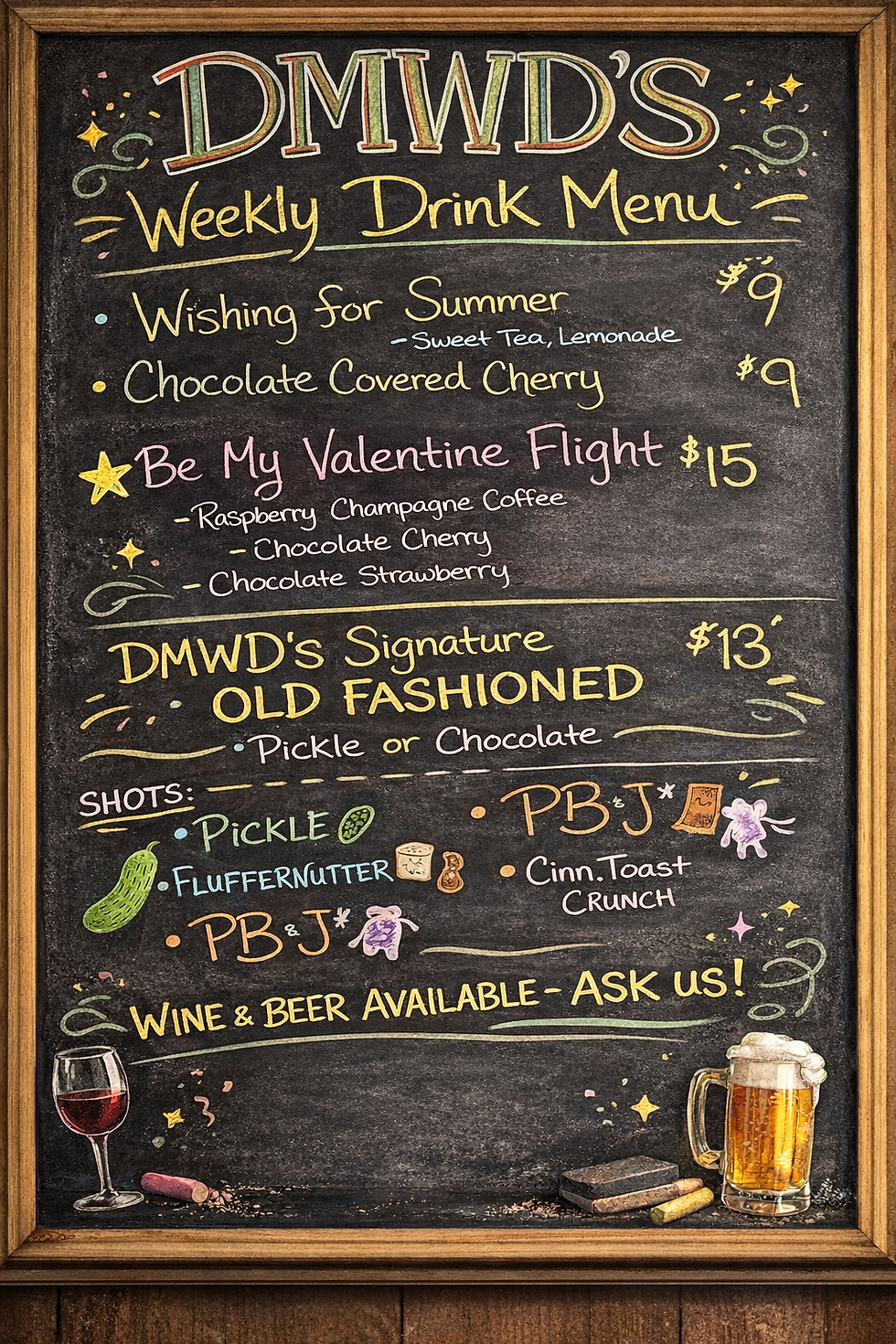 Weekly Cocktail Special at DMWD