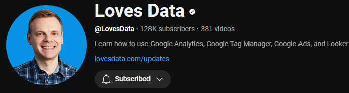 Loves Data YouTube Channel